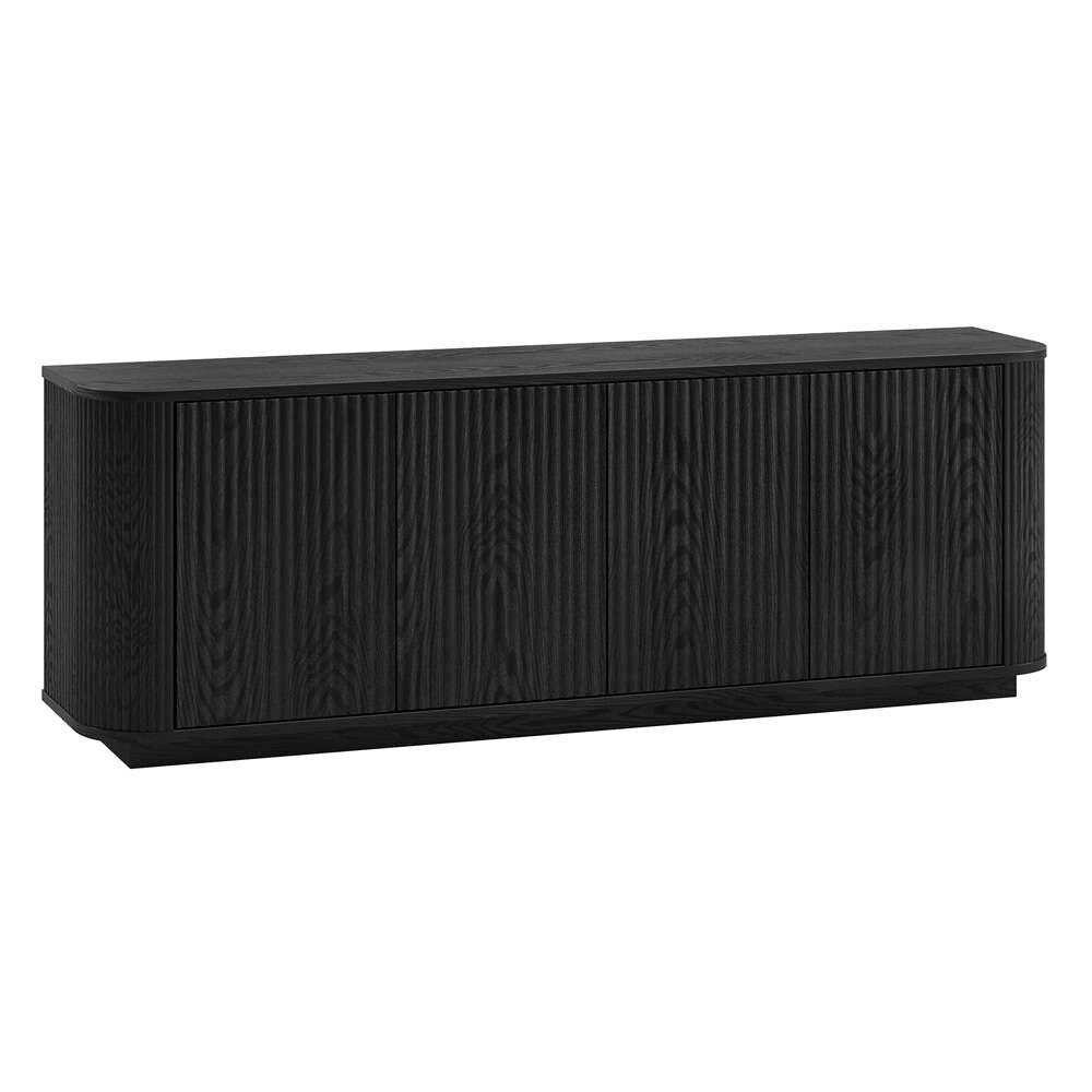 Hudson & Canal - Canton Rectangular TV Stand for TVs up to 75in in Black Grain - TV2159 veiw 1