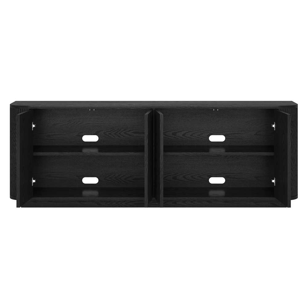 Hudson & Canal - Canton Rectangular TV Stand for TVs up to 75in in Black Grain - TV2159 veiw 4