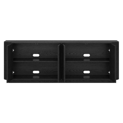 Hudson & Canal - Canton Rectangular TV Stand for TVs up to 75in in Black Grain - TV2159 veiw 4