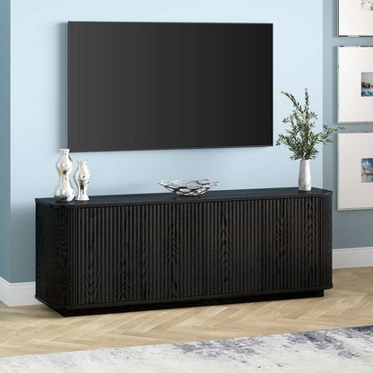 Hudson & Canal - Canton Rectangular TV Stand for TVs up to 75in in Black Grain - TV2159 veiw 6