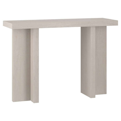 Hudson & Canal - Dimitra 42in Wide Rectangular Console Table in Alder White - AT2077 veiw 1