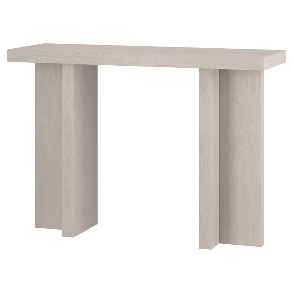 Hudson & Canal - Dimitra 42in Wide Rectangular Console Table in Alder White - AT2077 veiw 3