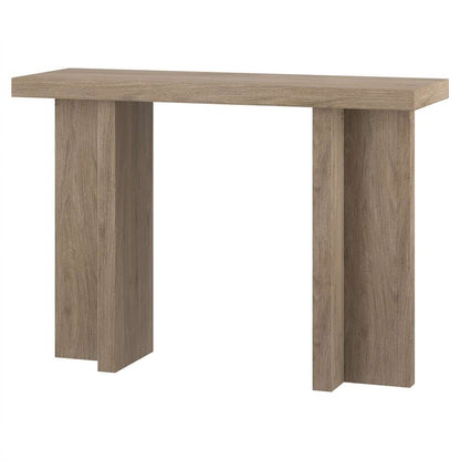 Hudson & Canal - Dimitra 42in Wide Rectangular Console Table in Antiqued Gray Oak - AT2076 veiw 3