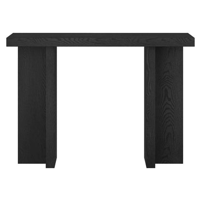 Hudson & Canal - Dimitra 42in Wide Rectangular Console Table in Black Grain - AT2075 veiw 2