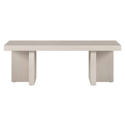 Hudson & Canal - Dimitra 44in Wide Rectangular Coffee Table in Alder White - CT2080 veiw 2
