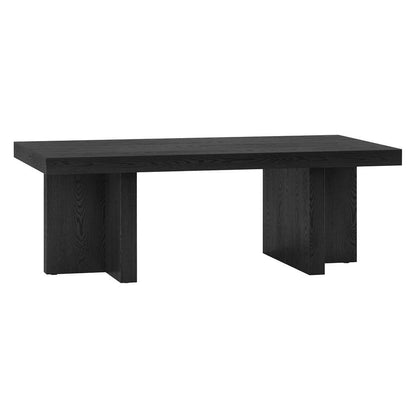 Hudson & Canal - Dimitra 44in Wide Rectangular Coffee Table in Black Grain - CT2078 veiw 1
