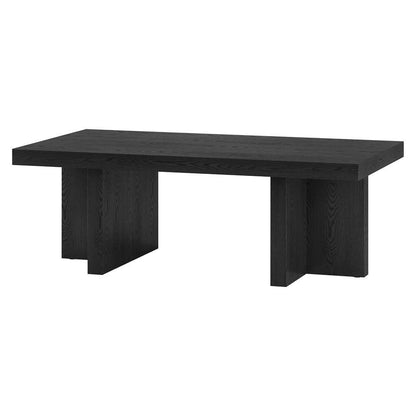 Hudson & Canal - Dimitra 44in Wide Rectangular Coffee Table in Black Grain - CT2078 veiw 3