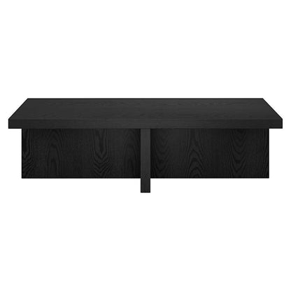 Hudson & Canal - Elna 54in Wide Rectangular Coffee Table in Black Grain - CT2048 veiw 2
