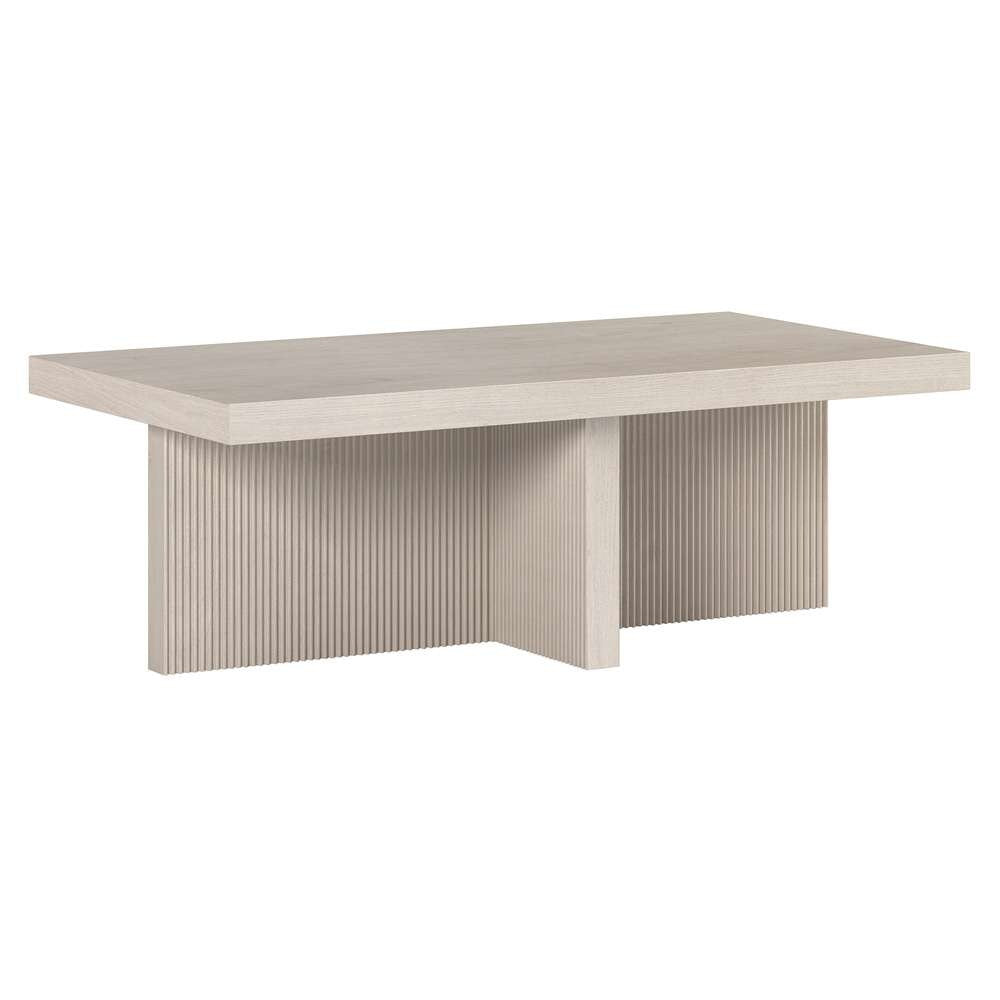Hudson & Canal - Holm 44in Wide Rectangular Coffee Table in Alder White - CT2104 veiw 1
