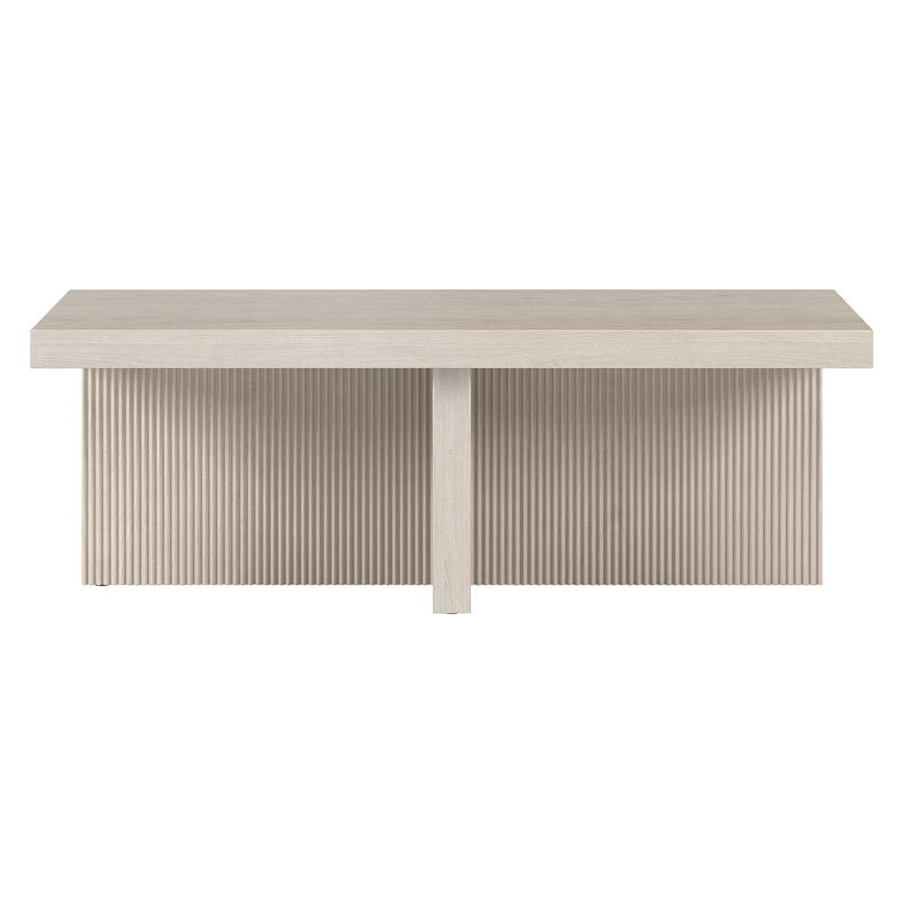Hudson & Canal - Holm 44in Wide Rectangular Coffee Table in Alder White - CT2104 veiw 2