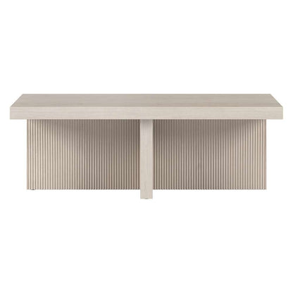 Hudson & Canal - Holm 44in Wide Rectangular Coffee Table in Alder White - CT2104 veiw 2