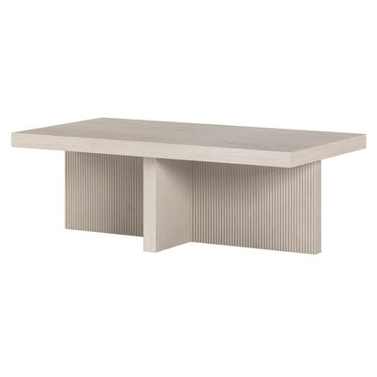 Hudson & Canal - Holm 44in Wide Rectangular Coffee Table in Alder White - CT2104 veiw 3