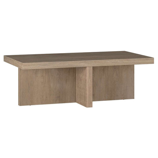 Hudson & Canal - Holm 44in Wide Rectangular Coffee Table in Antiqued Gray Oak - CT2103 veiw 1