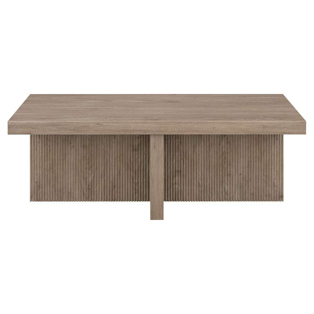 Hudson & Canal - Holm 44in Wide Rectangular Coffee Table in Antiqued Gray Oak - CT2103 veiw 2