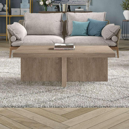 Hudson & Canal - Holm 44in Wide Rectangular Coffee Table in Antiqued Gray Oak - CT2103 veiw 5
