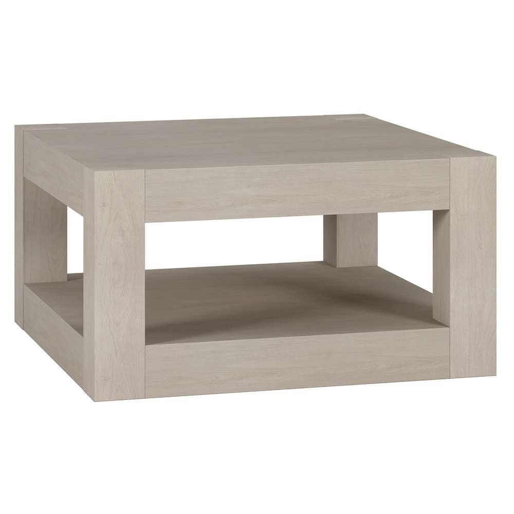 Hudson & Canal - Hughes 32in Wide Square Coffee Table in Alder White - CT2027 veiw 1