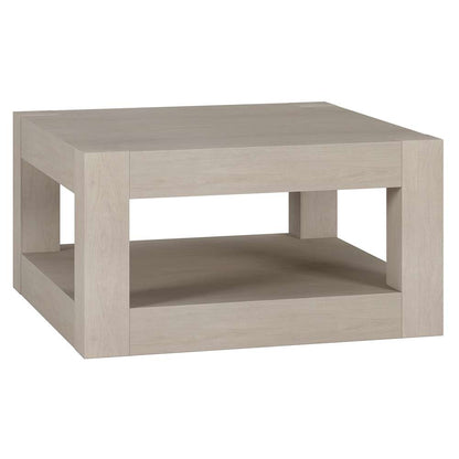 Hudson & Canal - Hughes 32in Wide Square Coffee Table in Alder White - CT2027 veiw 1