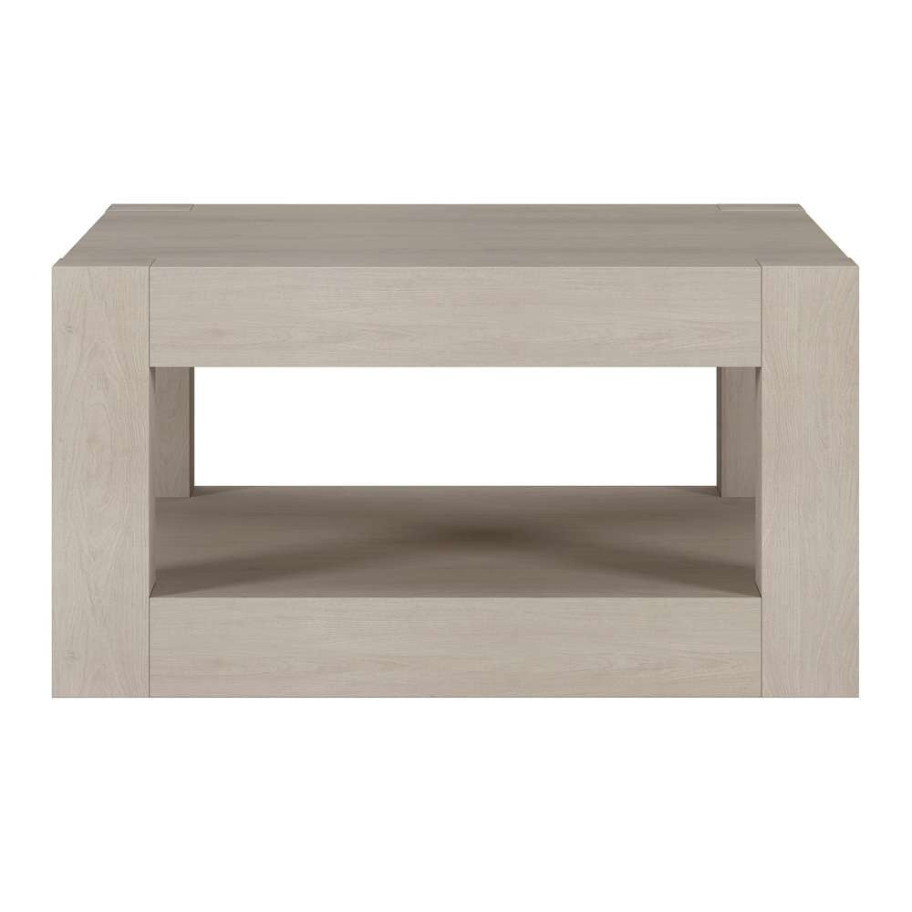 Hudson & Canal - Hughes 32in Wide Square Coffee Table in Alder White - CT2027 veiw 2