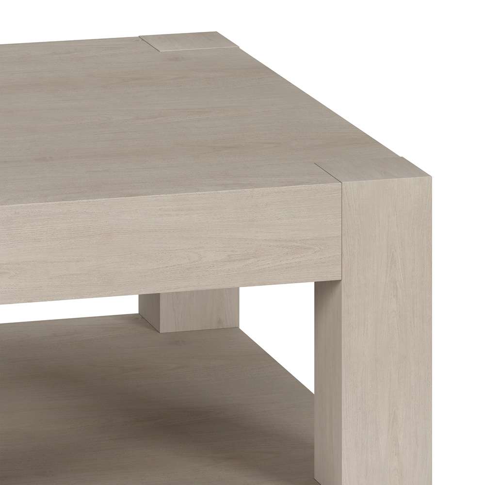 Hudson & Canal - Hughes 32in Wide Square Coffee Table in Alder White - CT2027 veiw 7