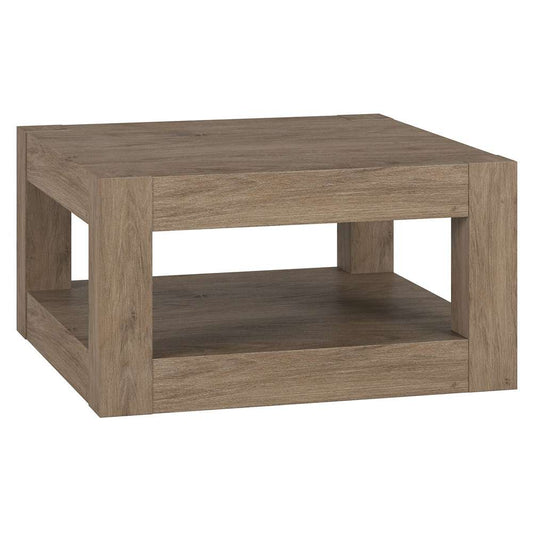 Hudson & Canal - Hughes 32in Wide Square Coffee Table in Antiqued Gray Oak - CT2028 veiw 1