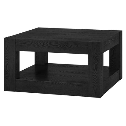 Hudson & Canal - Hughes 32in Wide Square Coffee Table in Black Grain - CT2026 veiw 3