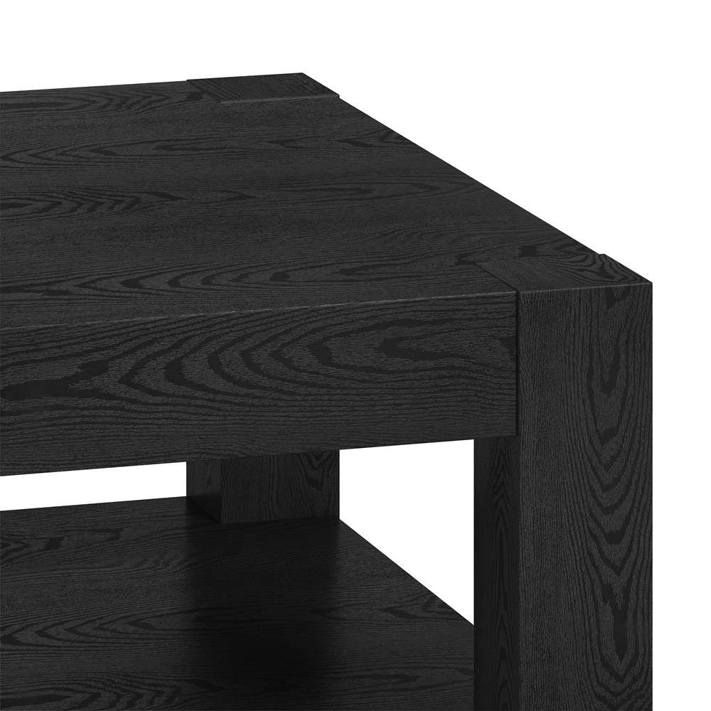 Hudson & Canal - Hughes 32in Wide Square Coffee Table in Black Grain - CT2026 veiw 7