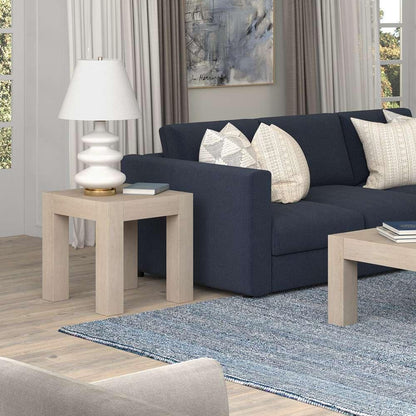 Hudson & Canal - Langston 22in Wide Square Side Table in Alder White - ST2033 veiw 6