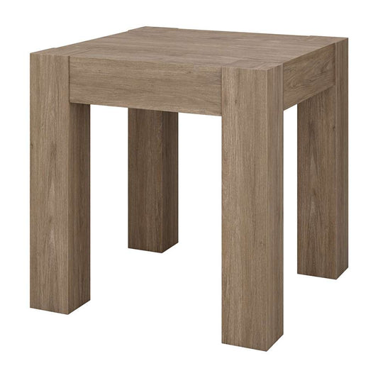 Hudson & Canal - Langston 22in Wide Square Side Table in Antiqued Gray Oak - ST2034 veiw 3