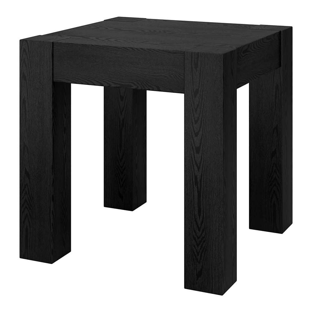 Hudson & Canal - Langston 22in Wide Square Side Table in Black Grain - ST2032 veiw 3