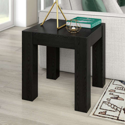 Hudson & Canal - Langston 22in Wide Square Side Table in Black Grain - ST2032 veiw 6