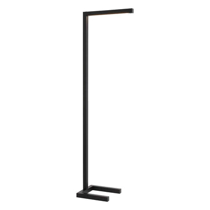 Hudson & Canal - Malin 52in Tall Integrated LED Floor Lamp with Metal Shade in Blackened Bronze - FL2081 veiw 2