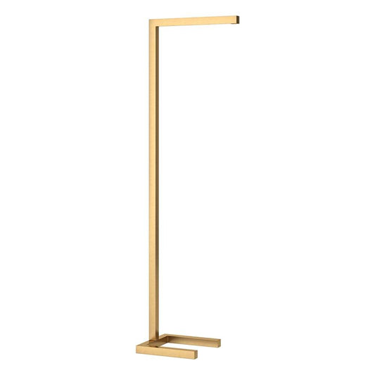 Hudson & Canal - Malin 52in Tall Integrated LED Floor Lamp with Metal Shade in Brass - FL2082 veiw 1