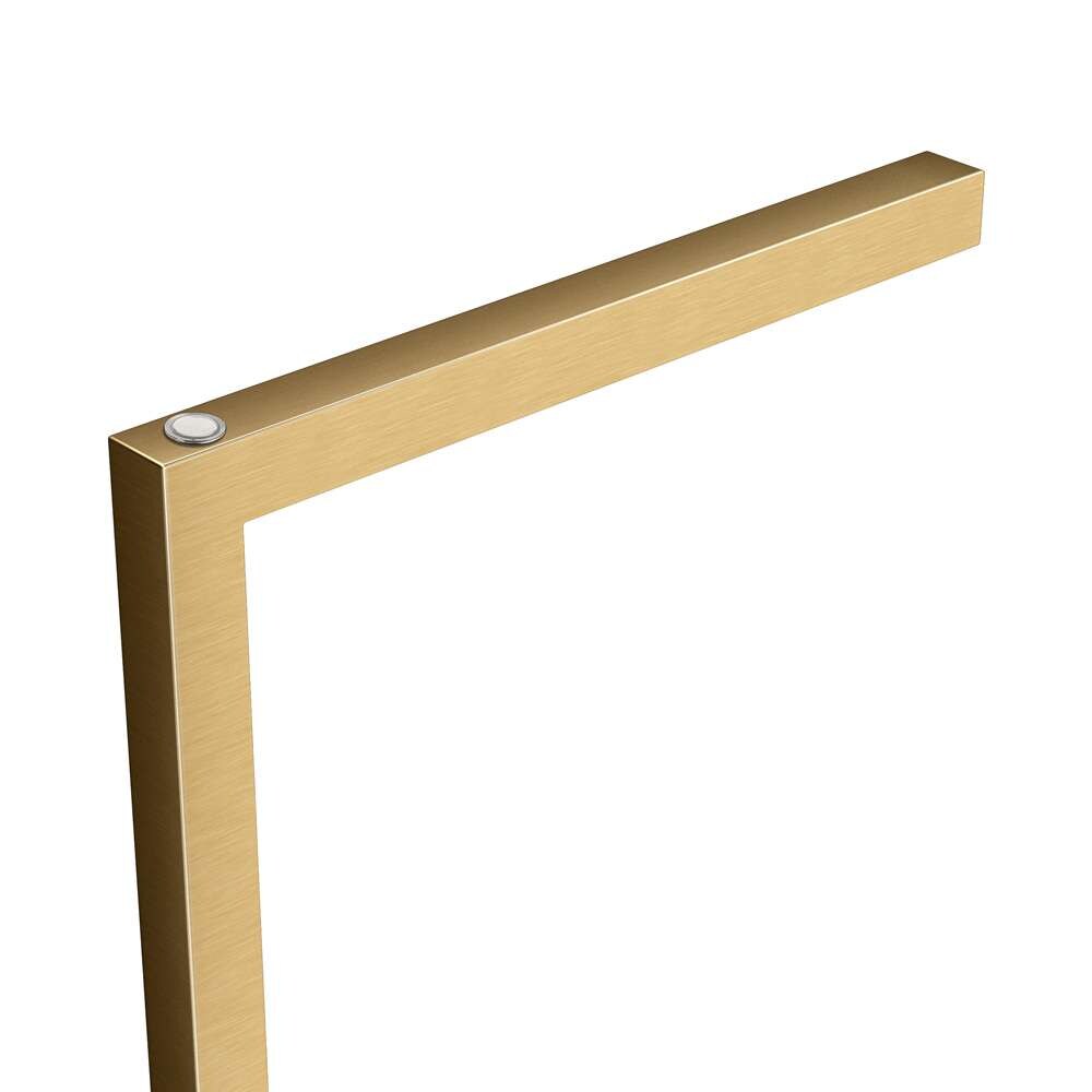 Hudson & Canal - Malin 52in Tall Integrated LED Floor Lamp with Metal Shade in Brass - FL2082 veiw 7