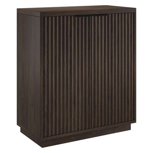 Hudson & Canal - Mansfield 28in Wide Rectangular Accent Cabinet in Alder Brown - AC2167 veiw 1