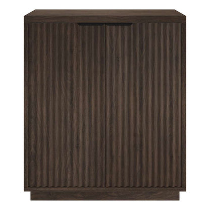 Hudson & Canal - Mansfield 28in Wide Rectangular Accent Cabinet in Alder Brown - AC2167 veiw 2
