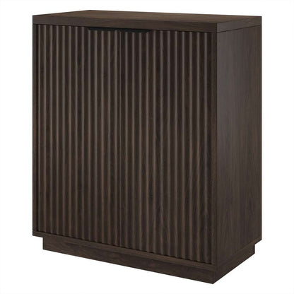 Hudson & Canal - Mansfield 28in Wide Rectangular Accent Cabinet in Alder Brown - AC2167 veiw 3