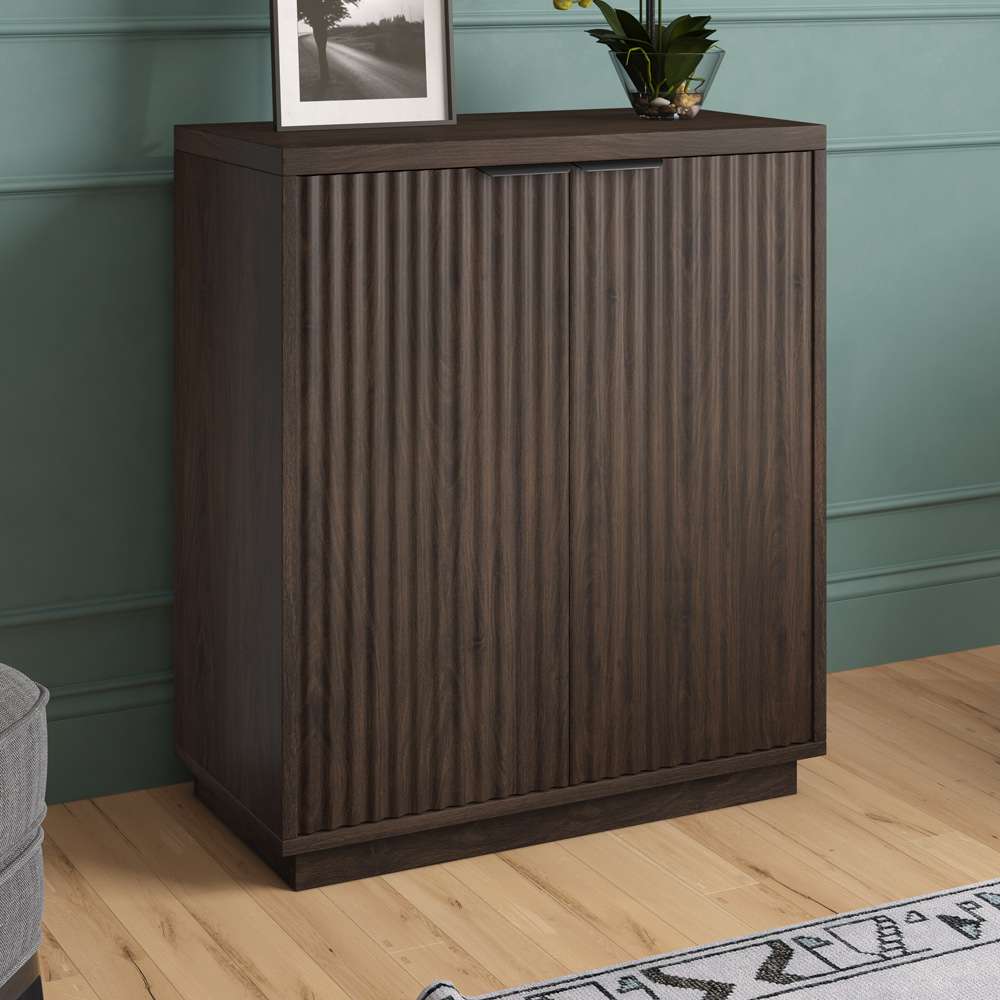 Hudson & Canal - Mansfield 28in Wide Rectangular Accent Cabinet in Alder Brown - AC2167 veiw 5