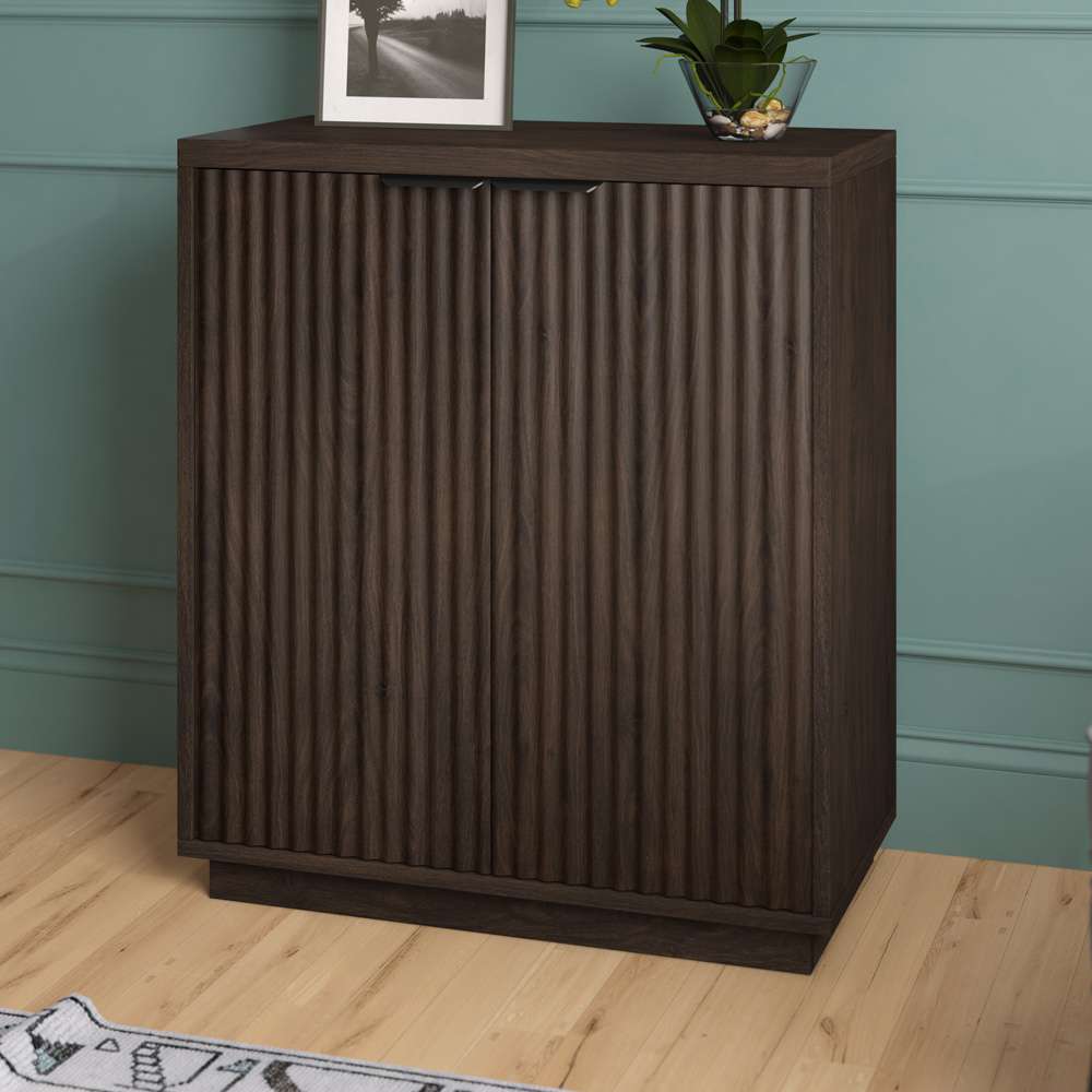 Hudson & Canal - Mansfield 28in Wide Rectangular Accent Cabinet in Alder Brown - AC2167 veiw 6