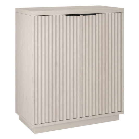 Hudson & Canal - Mansfield 28in Wide Rectangular Accent Cabinet in Alder White - AC2166 veiw 1