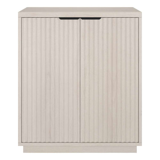 Hudson & Canal - Mansfield 28in Wide Rectangular Accent Cabinet in Alder White - AC2166 veiw 2