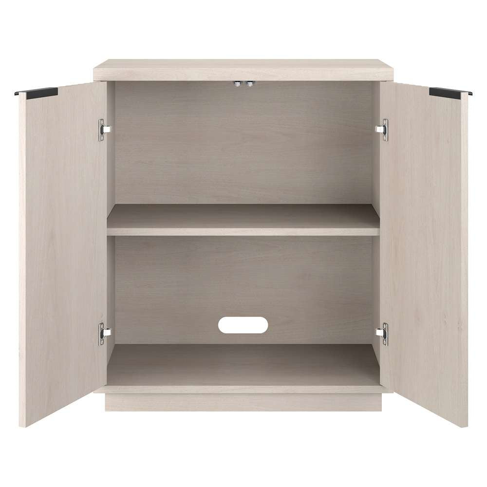 Hudson & Canal - Mansfield 28in Wide Rectangular Accent Cabinet in Alder White - AC2166 veiw 4