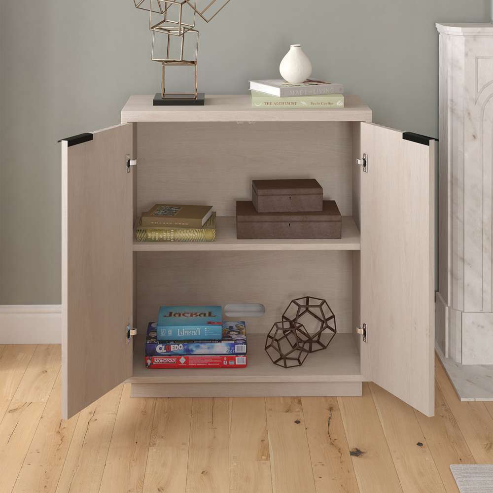 Hudson & Canal - Mansfield 28in Wide Rectangular Accent Cabinet in Alder White - AC2166 veiw 7