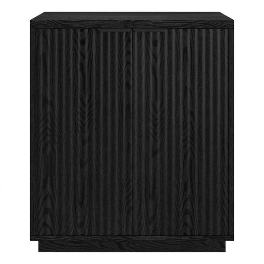 Hudson & Canal - Mansfield 28in Wide Rectangular Accent Cabinet in Black Grain - AC2165 veiw 2