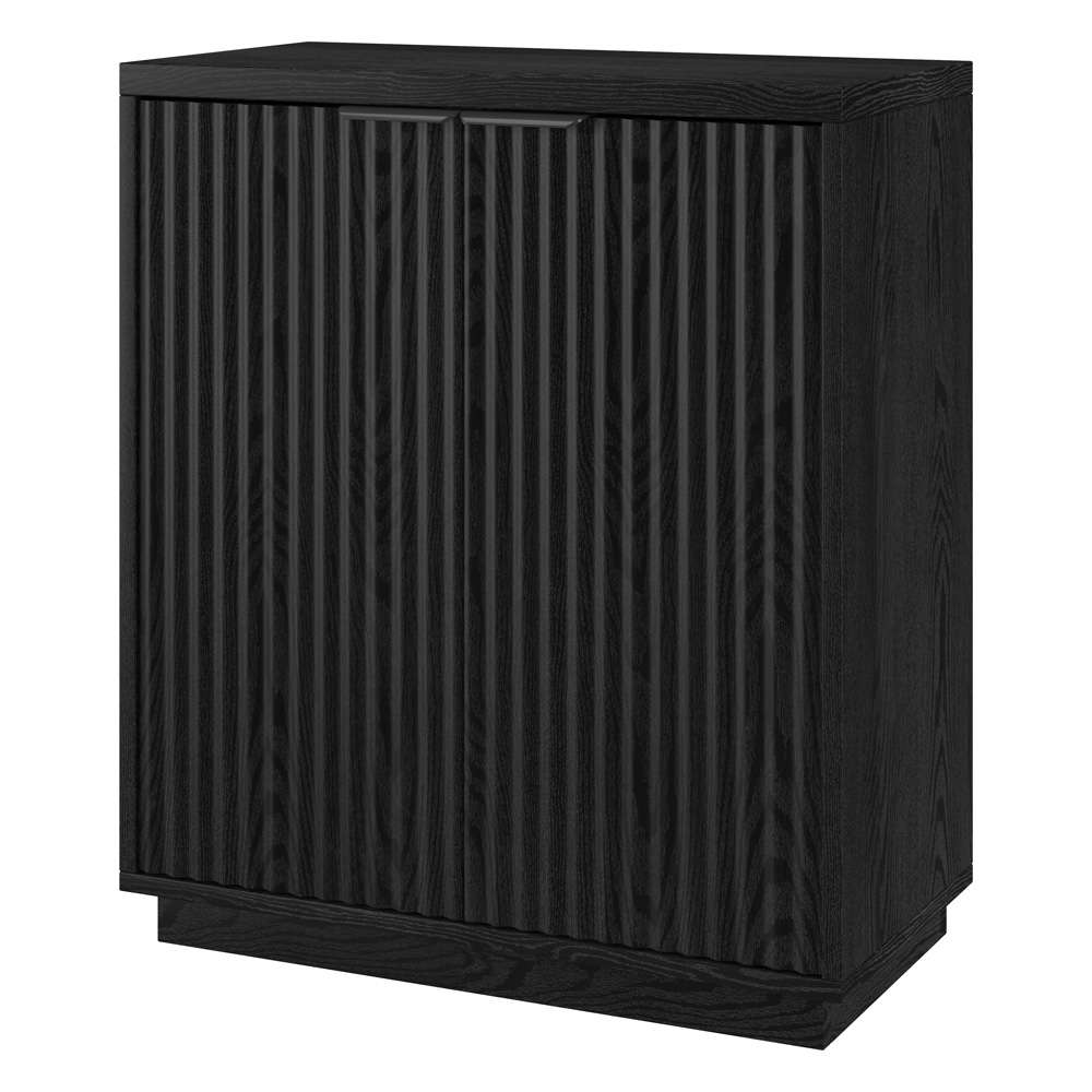 Hudson & Canal - Mansfield 28in Wide Rectangular Accent Cabinet in Black Grain - AC2165 veiw 3