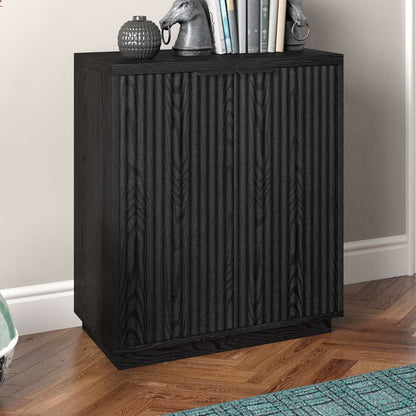 Hudson & Canal - Mansfield 28in Wide Rectangular Accent Cabinet in Black Grain - AC2165 veiw 6