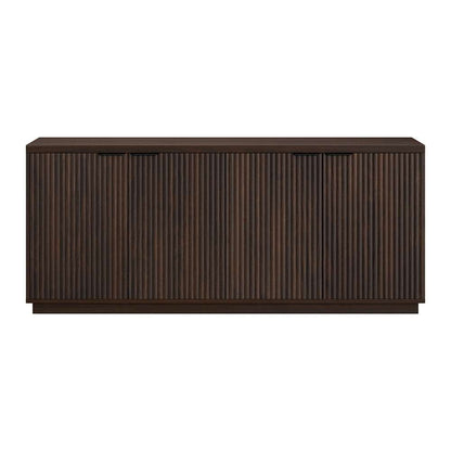 Hudson & Canal - Mansfield 68in Wide Rectangular Buffet Table in Alder Brown - BF2170 veiw 2