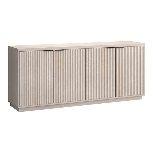 Hudson & Canal - Mansfield 68in Wide Rectangular Buffet Table in Alder White - BF2169 veiw 1