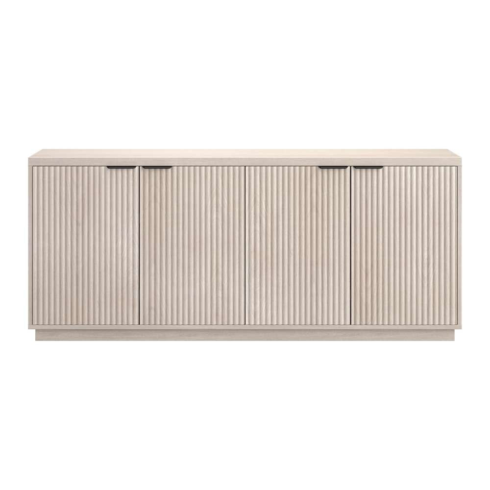 Hudson & Canal - Mansfield 68in Wide Rectangular Buffet Table in Alder White - BF2169 veiw 2