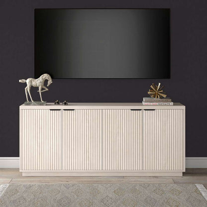 Hudson & Canal - Mansfield 68in Wide Rectangular Buffet Table in Alder White - BF2169 veiw 8