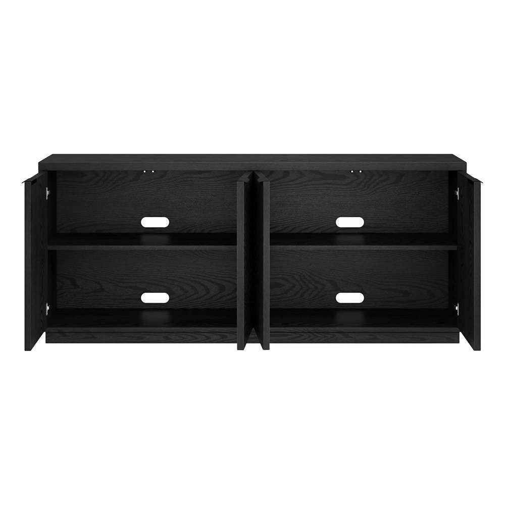 Hudson & Canal - Mansfield 68in Wide Rectangular Buffet Table in Black Grain - BF2168 veiw 4